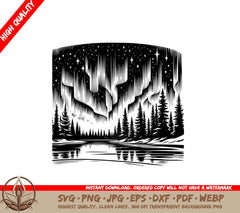 Aurora Pines SVG