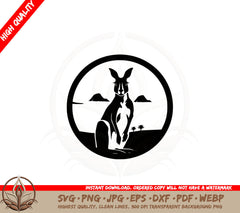 Australian Kangaroo SVG Cut File