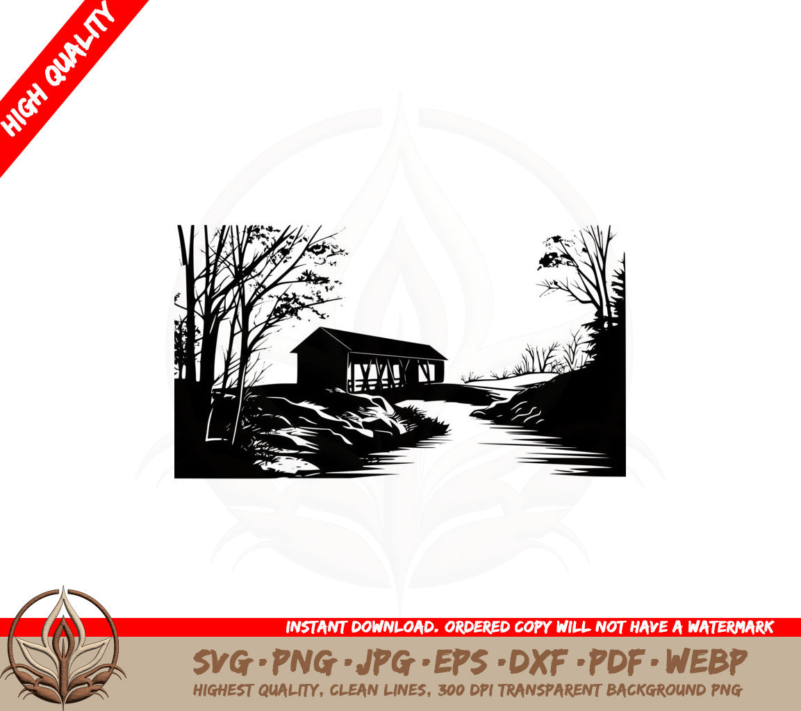 Autumn Bridge Escape SVG