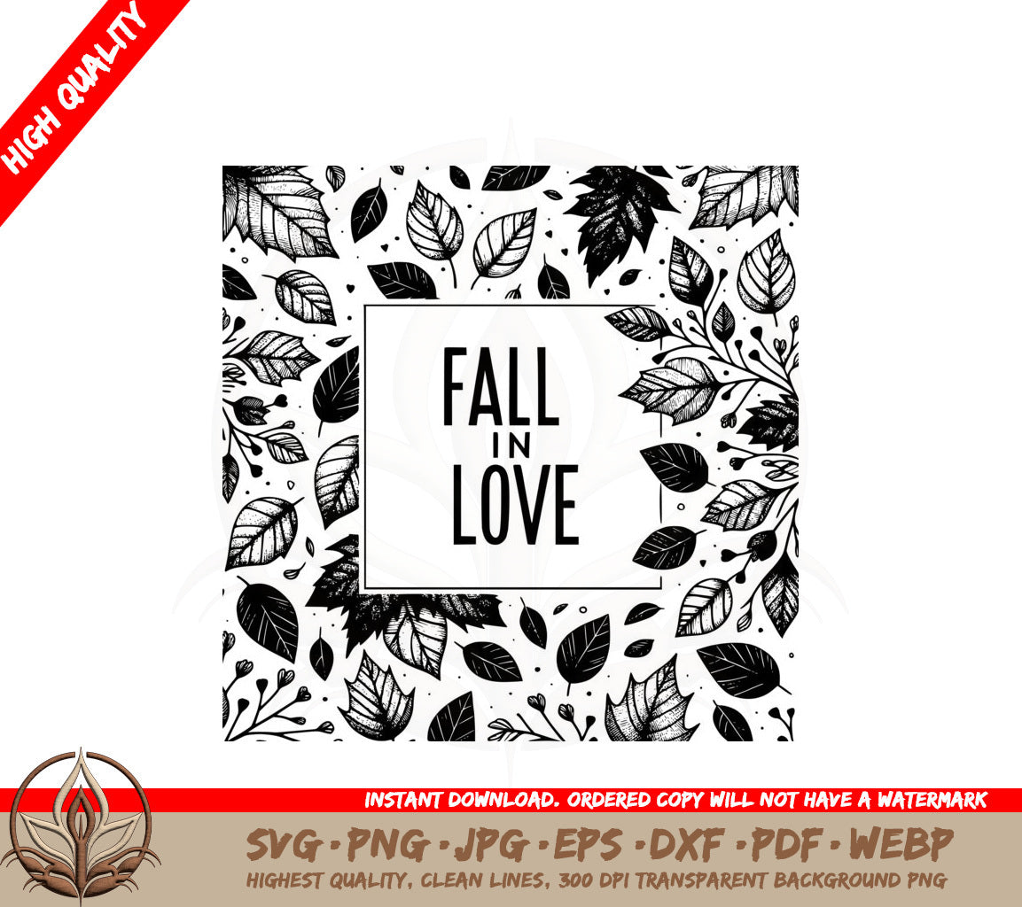 Autumn Love Fall SVG