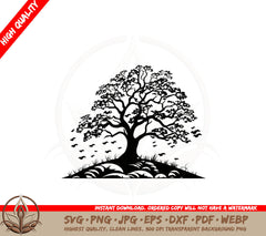 Autumn Maple Tree SVG