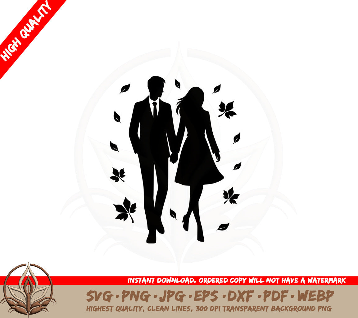Autumn Stroll Digital Design SVG