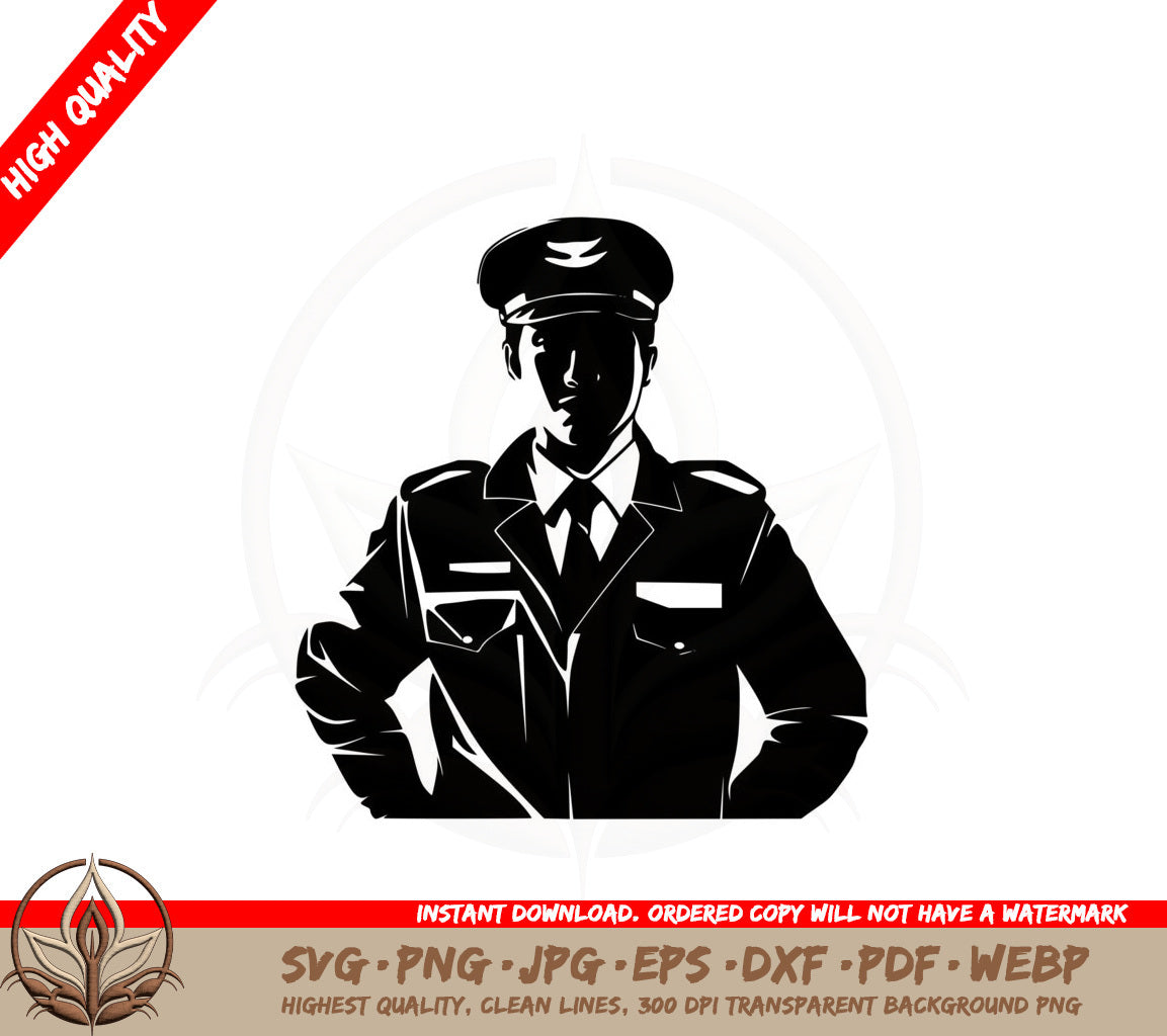 Aviation Pilot SVG