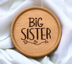 Big Sister SVG Cut File - with Hearts and Arrows SVG