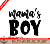 Mamas Boy SVG Cut File SVG
