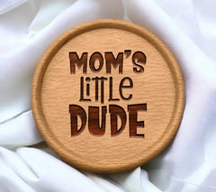 Moms Little Dude SVG Cut File SVG