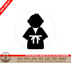 Baby Bathrobe SVG - Digital Download