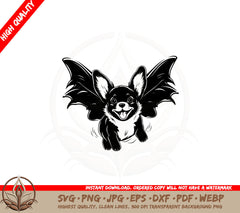 Baby Corgi Bat SVG