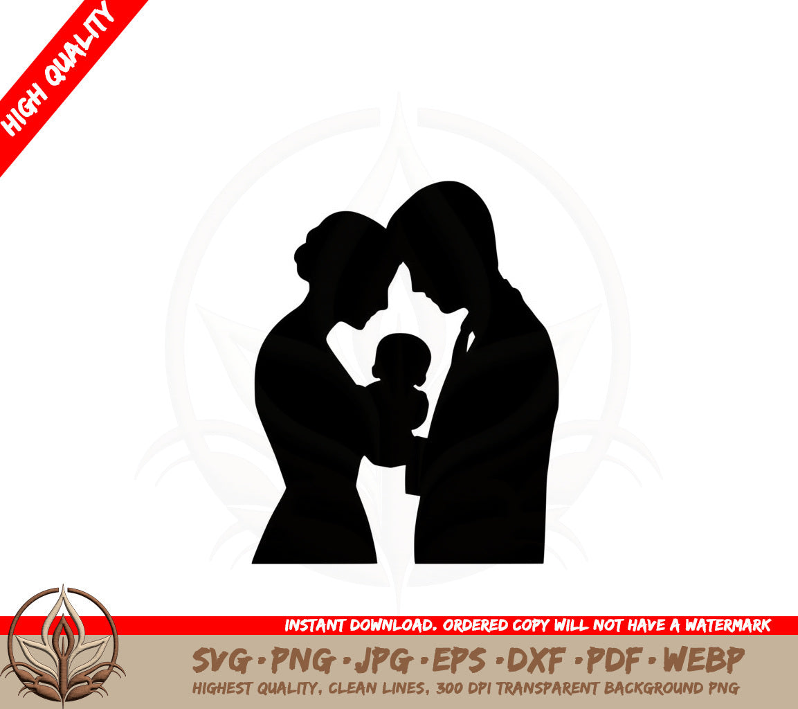 Baby Dedication SVG Cut File Download