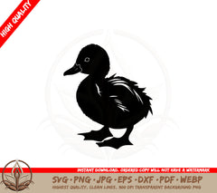 Baby Duck SVG PNG JPG AI PDF DXF EPS WebP - Digital Download