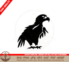 Baby Eagle SVG PNG JPG AI PDF DXF EPS and WebP - Digital Download