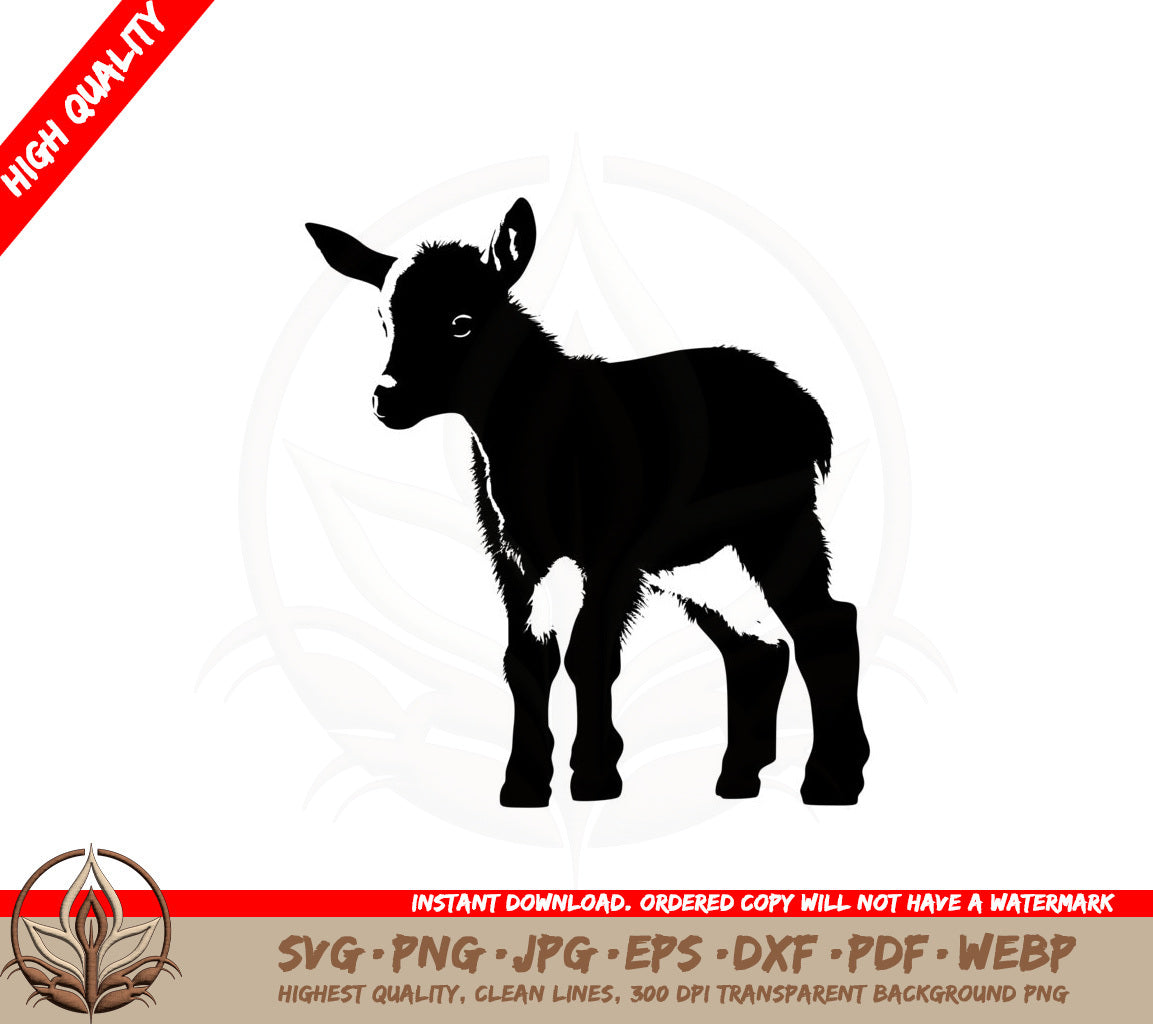 Baby Goat SVG - Digital Download