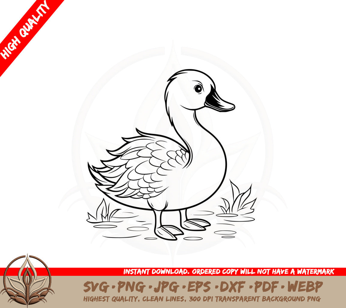 Baby Mallard SVG