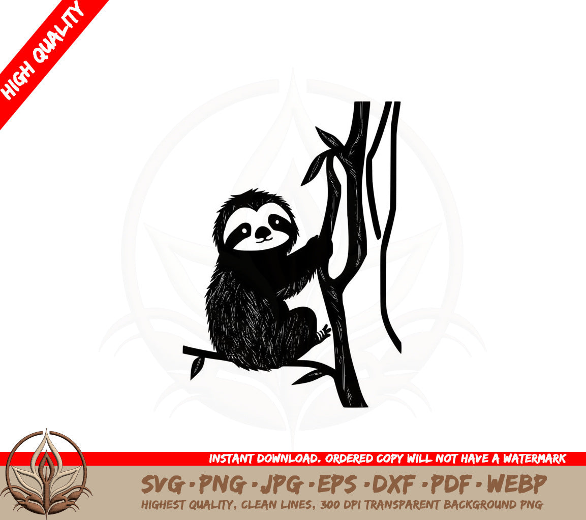 Baby Sloth SVG