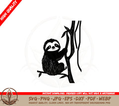 Baby Sloth SVG