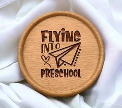 Flying Into Preschool - Paper Airplane SVG SVG