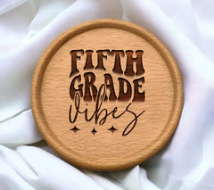 Fifth Grade Vibes Back-to-School SVG Logo SVG