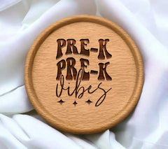 Pre-K Vibes Logo SVG - Back to School Graphics SVG