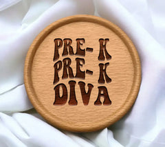 Pre-K Diva SVG - Logo - Back to School Design SVG