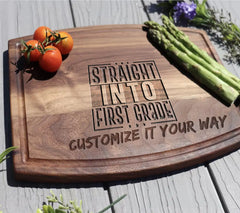 Straight Into First Grade - SVG Cut File SVG