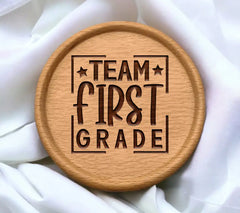 Team First Grade SVG Logo - Back to School SVG