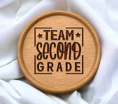 Team Second Grade Logo SVG - Back to School SVG