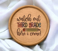 Watch Out Third Grade - Back to School SVG SVG