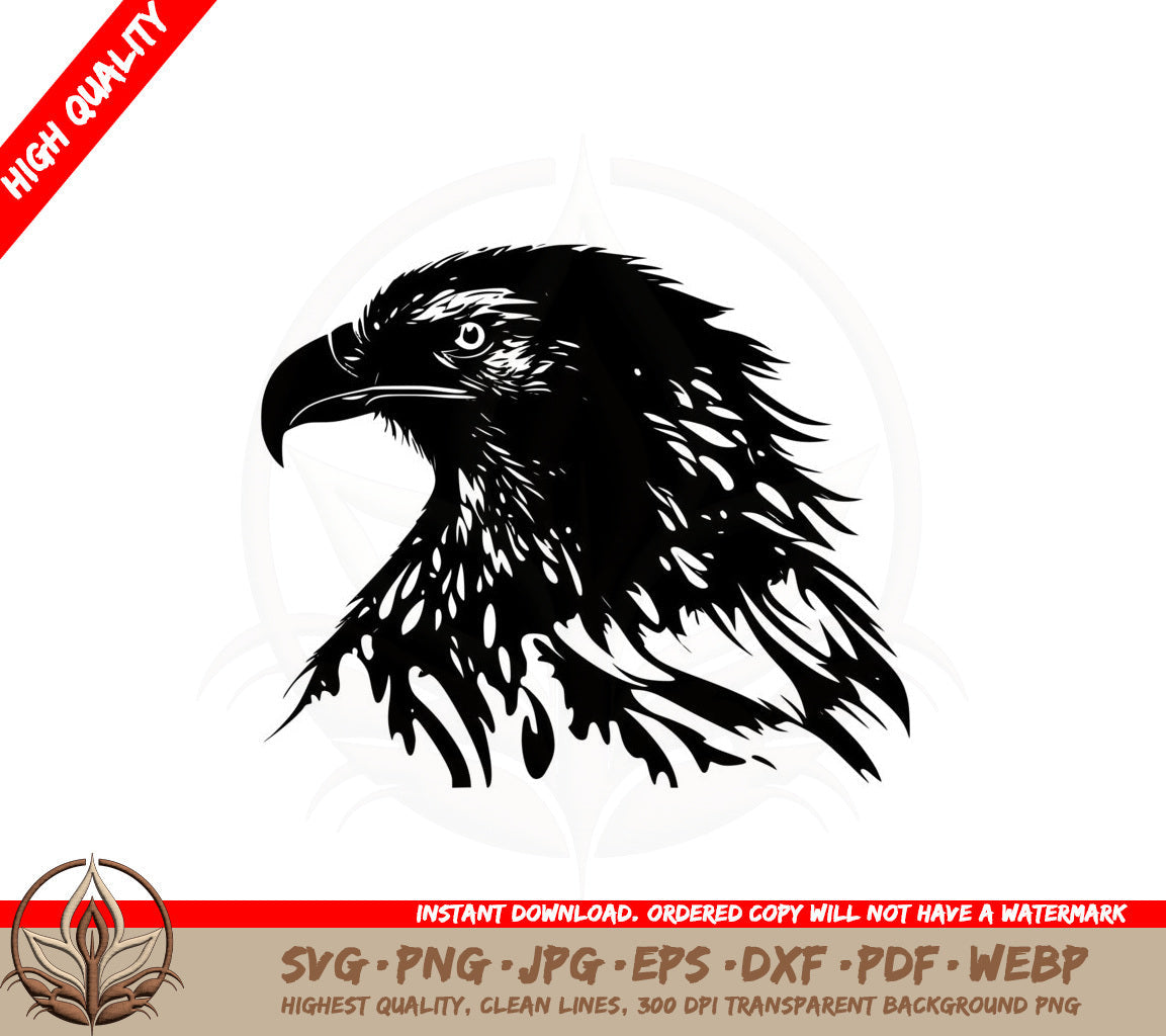 Bald Eagle SVG PNG JPG AI PDF DXF EPS and WebP Digital Download