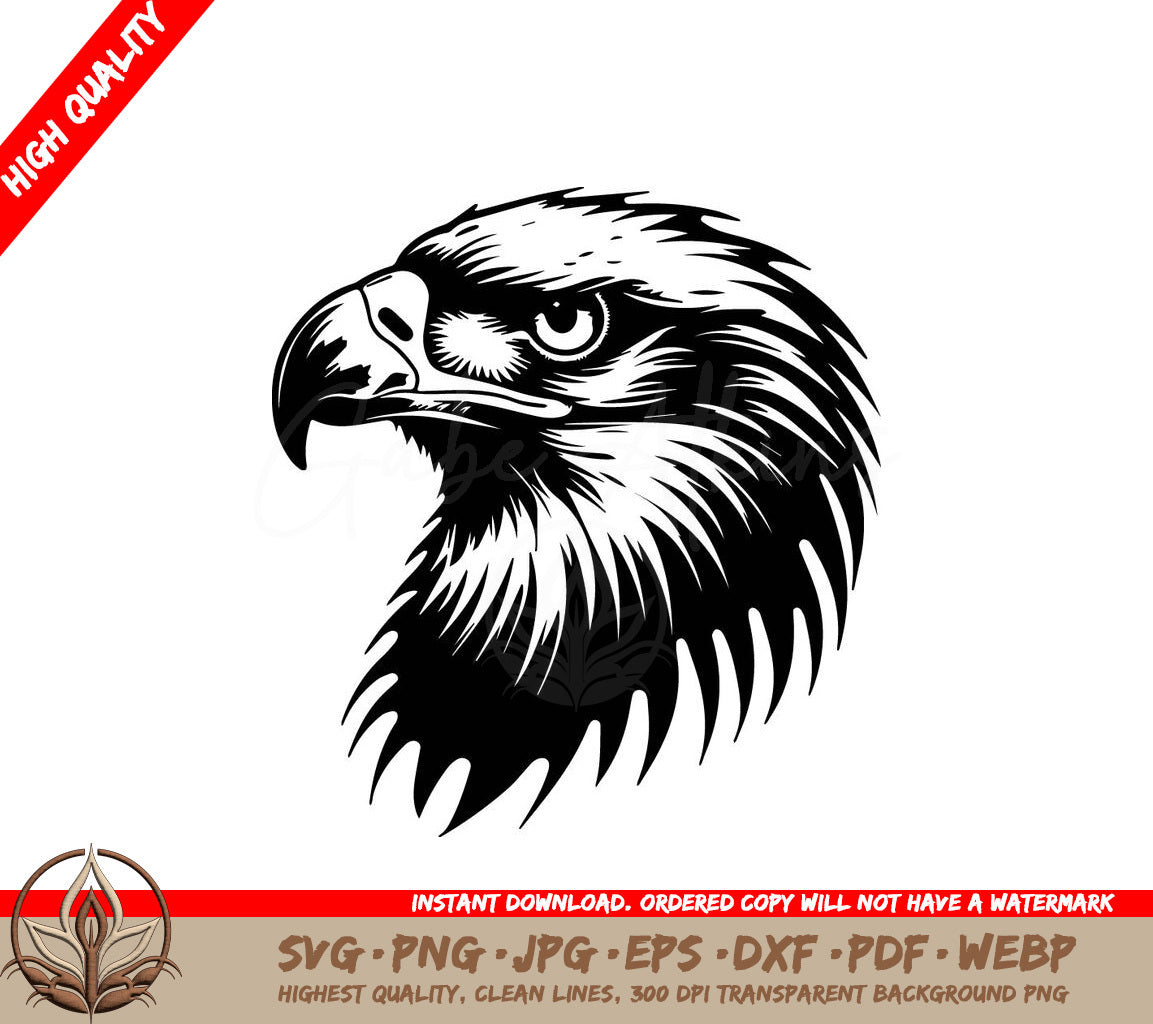 Bald Eagle Head SVG