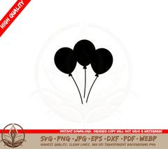 Balloon Bouquet Digital Design SVG