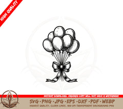 Balloons Aloft SVG Cut File Balloons Aloft SVG Balloons Aloft Digital Download Balloons Aloft SVG