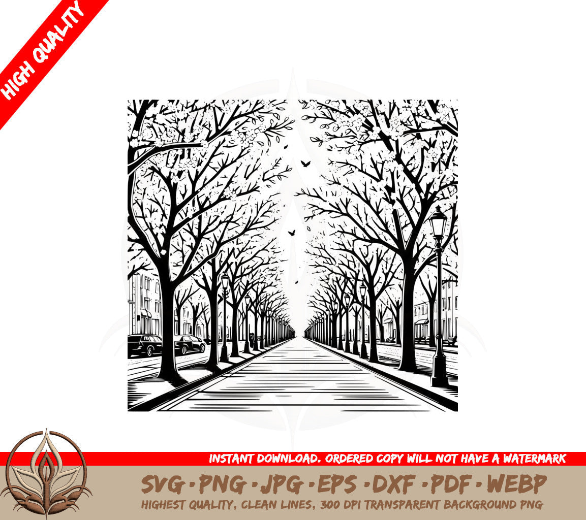 Bare Branches SVG Cut File Design Download