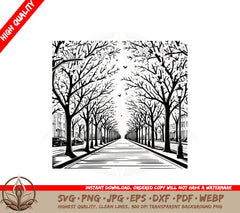 Bare Branches SVG Cut File Design Download