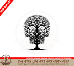 Bare Skull Tree SVG