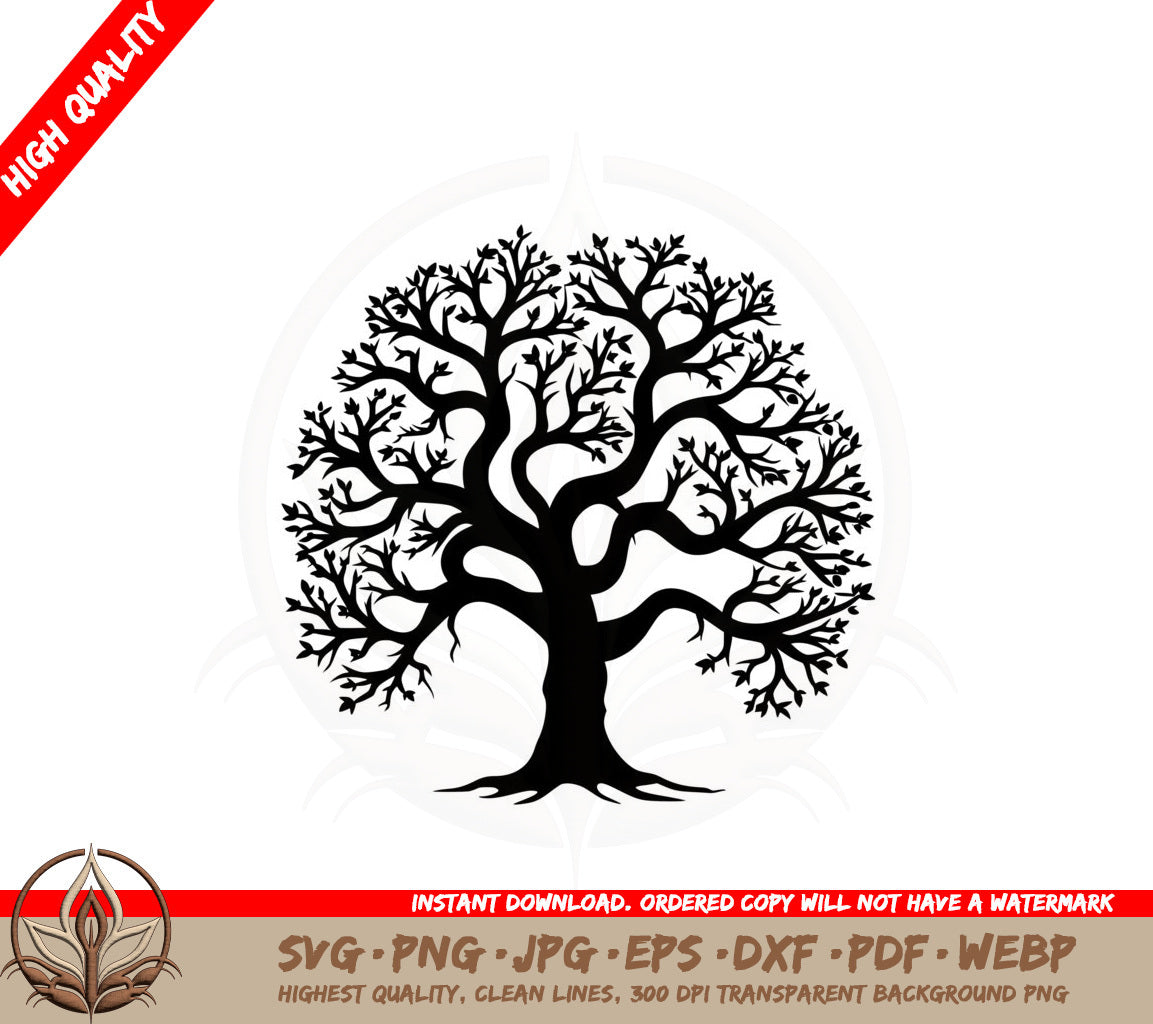 Bare Tree SVG PNG JPG AI PDF DXF EPS WebP Digital Download