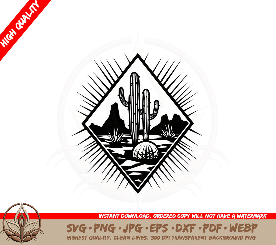 Barren Sandscape SVG Cut File Digital Download