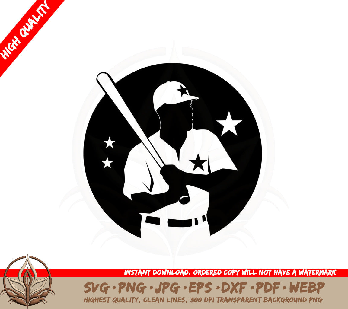 Baseball All-star Team SVG Cut File All Star Sports Team SVG Sports SVG Baseball SVG Svg Files for Cricut Silhouette Cut Files Digital Download SVG