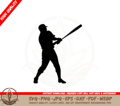 Baseball Batter SVG