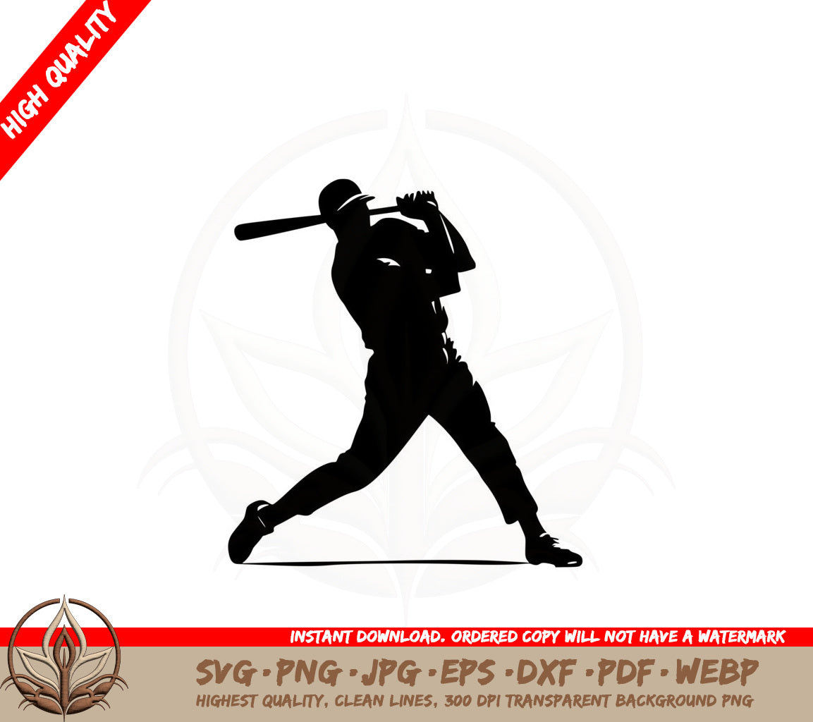 Baseball Homerun SVG - Digital Download
