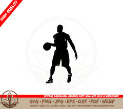 Basketball Baller SVG Cut File Design Download