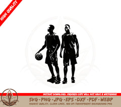 Basketball Power Players SVG Cut File