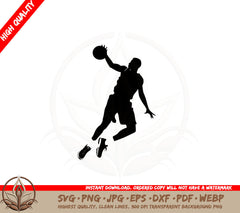Basketball Slam Dunk SVG