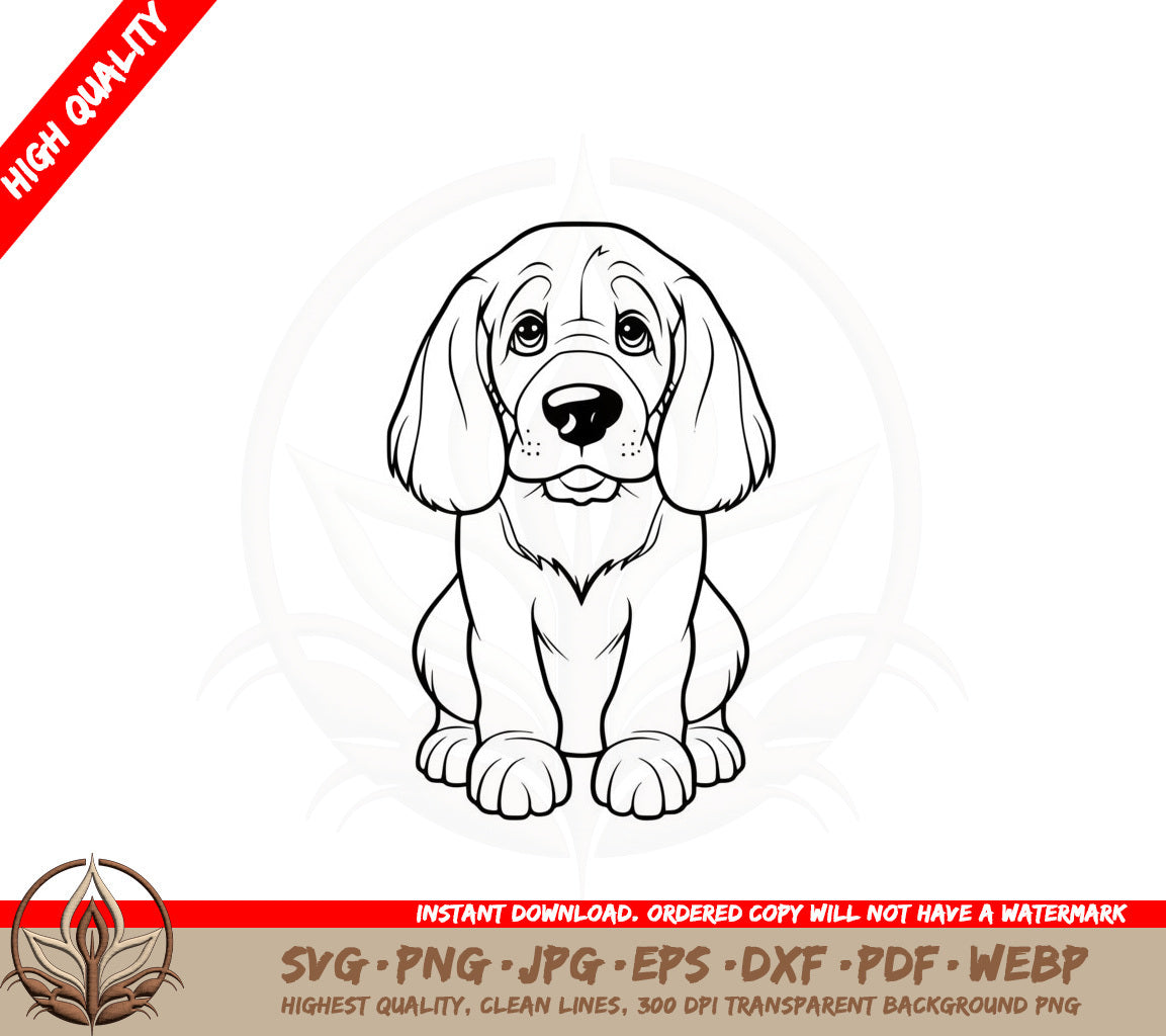 Basset Hound SVG - Digital Download