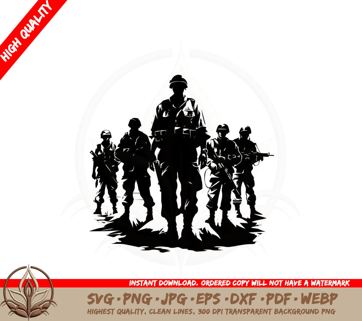 Battalion of Soldiers SVG