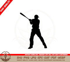Batting Stance SVG