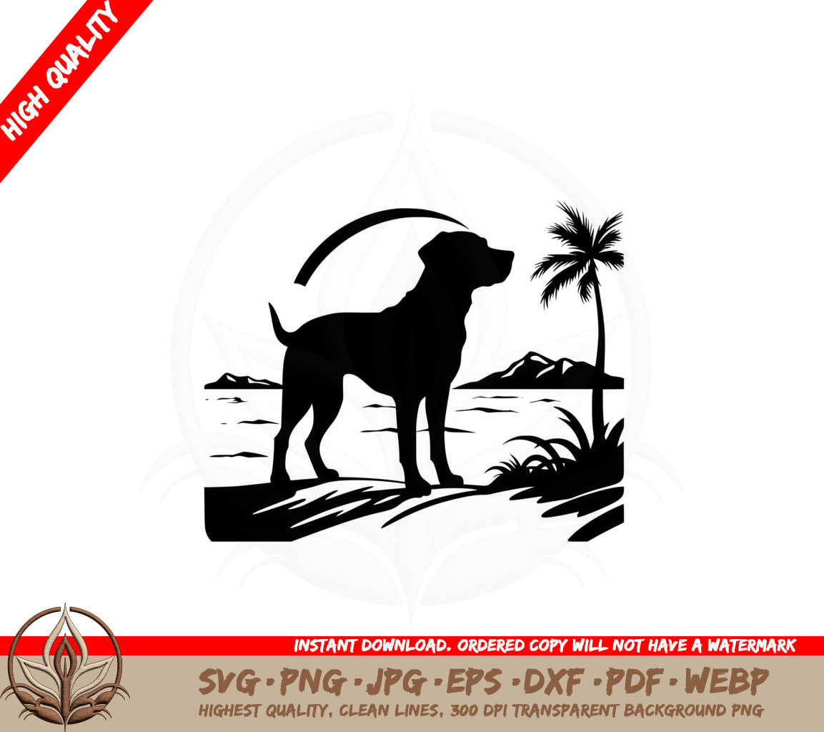 Beachside Dog Day SVG