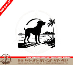 Beachside Dog Day SVG