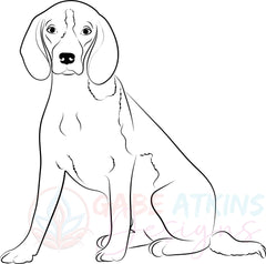 Beagle Dog SVG Silhouette Outlines Clipart Bundle | Vector Graphics | | SVG, PNG, EPS, DFX, JPG, PDF, WEBP Instant Download Digital File