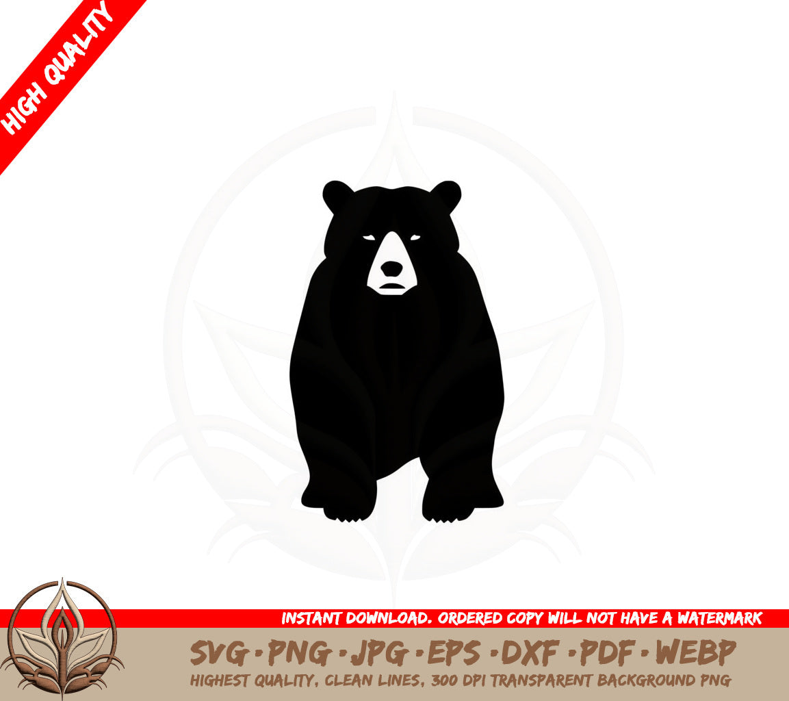 Bear SVG PNG JPG AI PDF DXF EPS WebP Digital Cut File