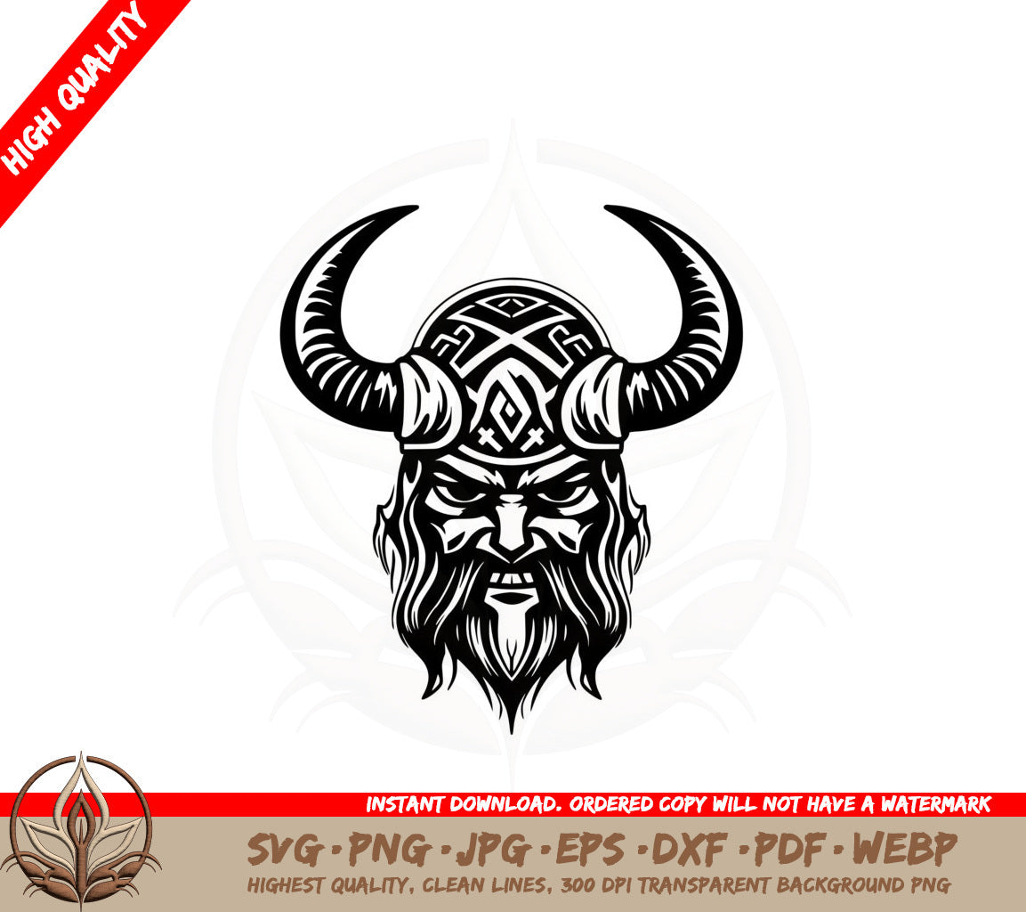 Bearded Viking SVG - Digital Download